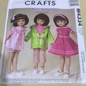 McCall’s Doll Pattern #M4334